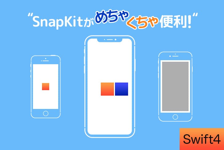 【Swift4】SnapKitがめちゃくちゃ便利だった件